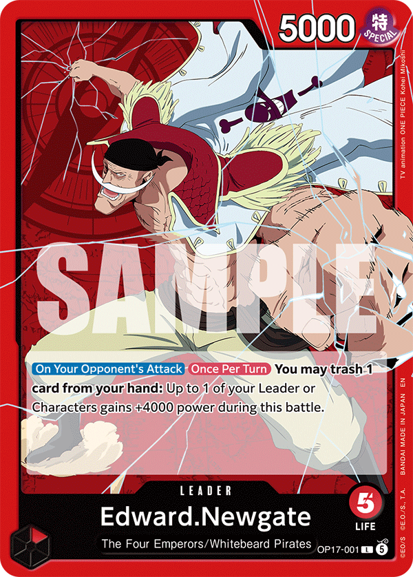 Edward Newgate (OP17-001) One Piece TCG