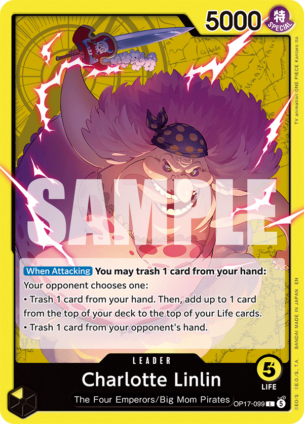 Charlotte Linlin líder One Piece TCG