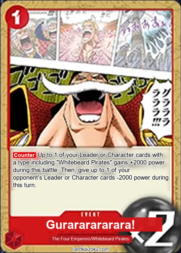 Gurararararara!